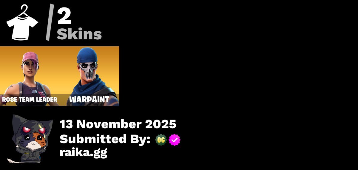 🎨 2 скіна | 🌟 Fortnite акаунт