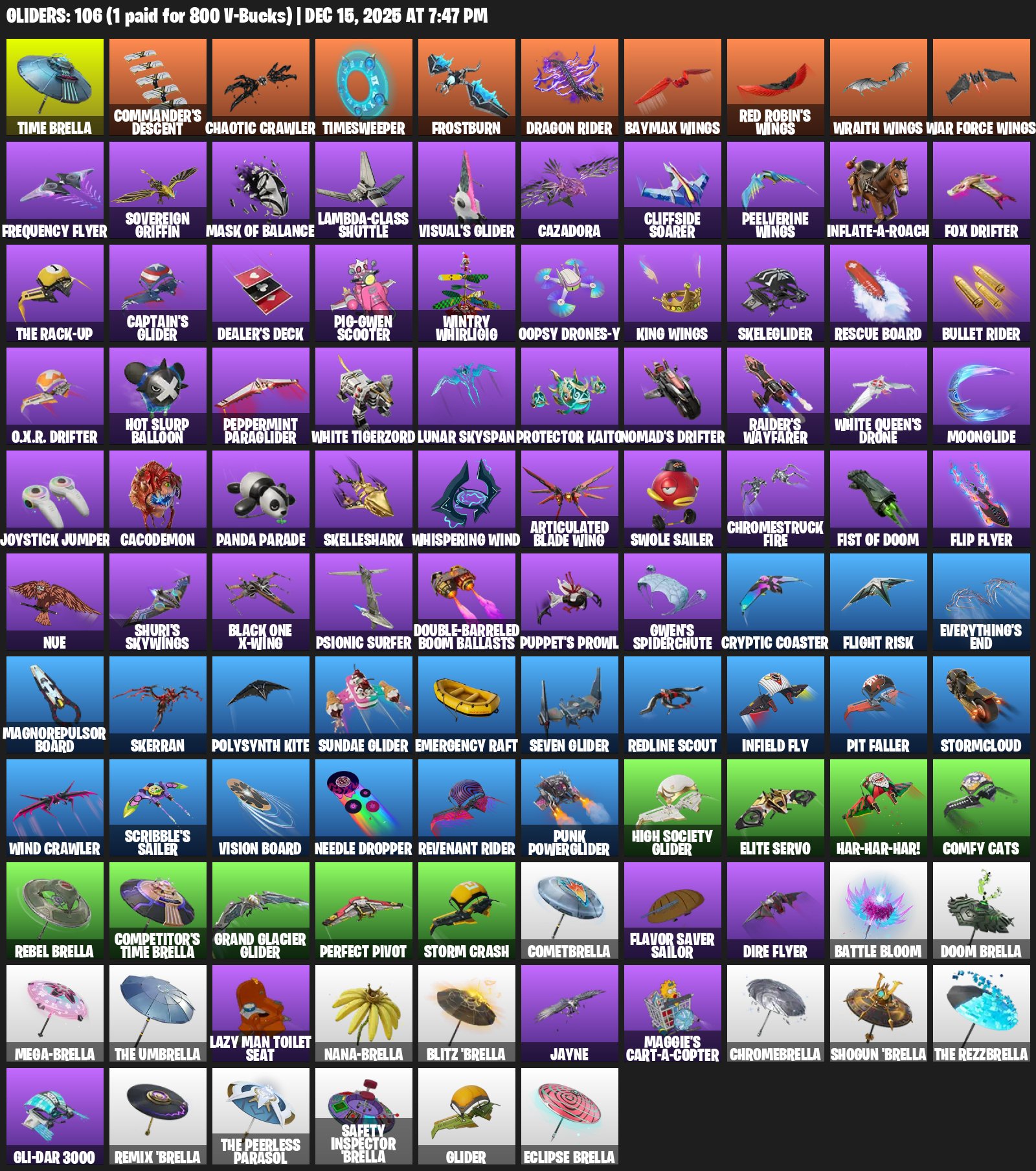 🎨 105 skins | 🌟 Fortnite account