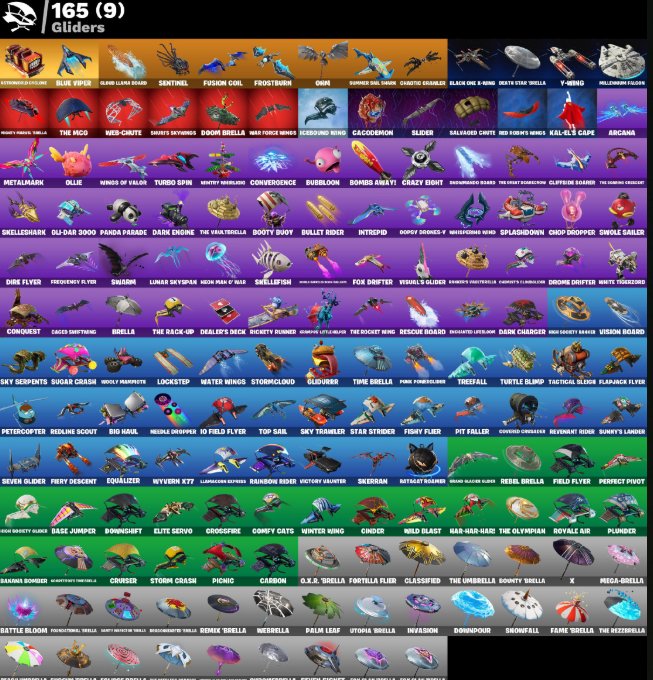 🎨 184 skins | 🌟 Fortnite account