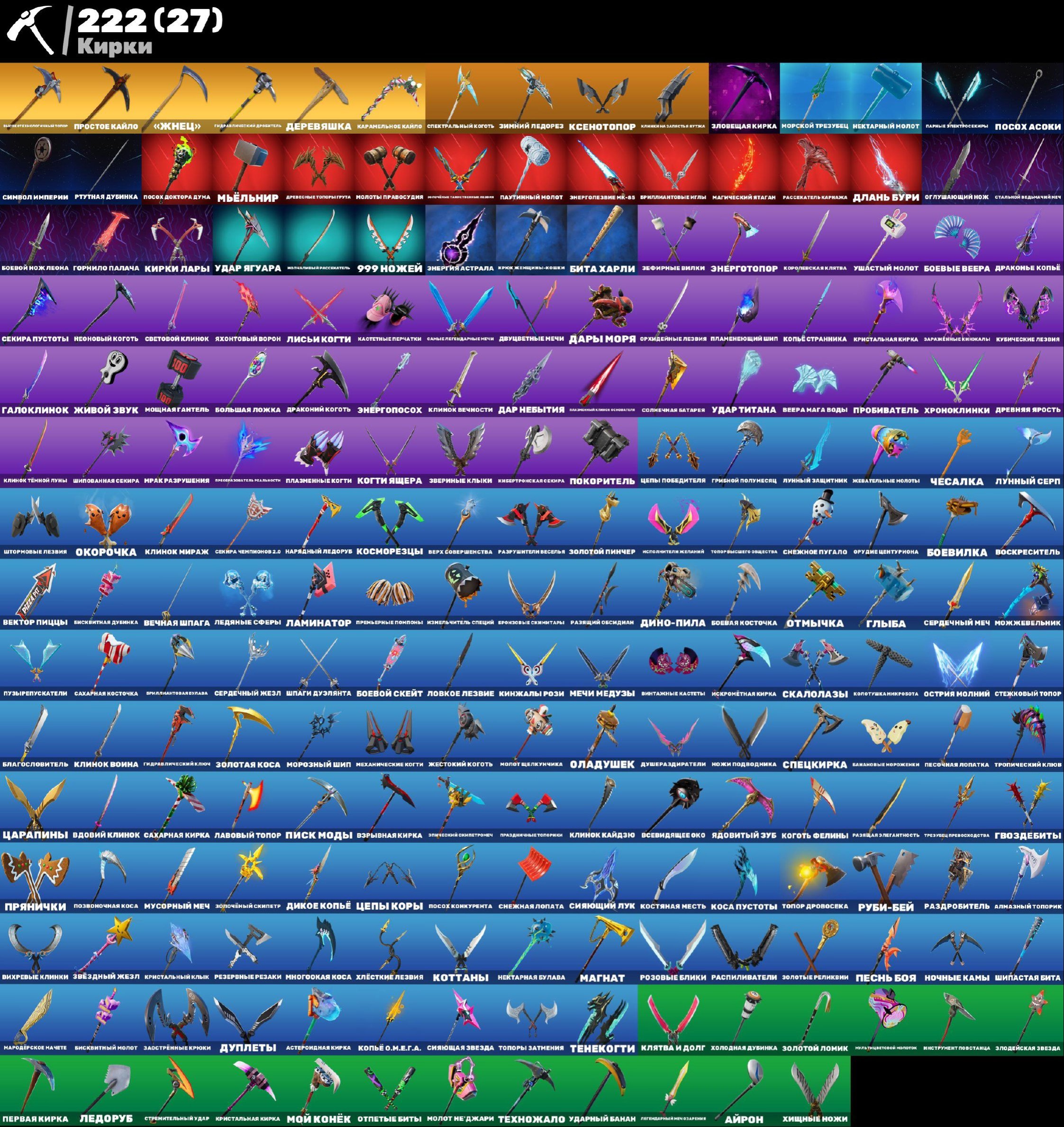 🎨 201 skins | 🌟 Fortnite account