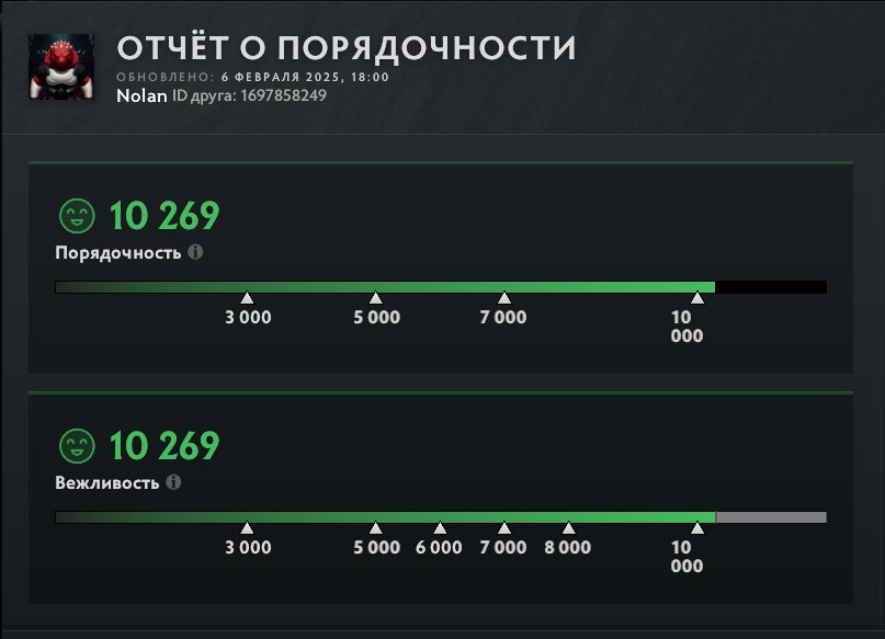 🏅 MMR 1 | 🕒 423 годин | 🛡 10269