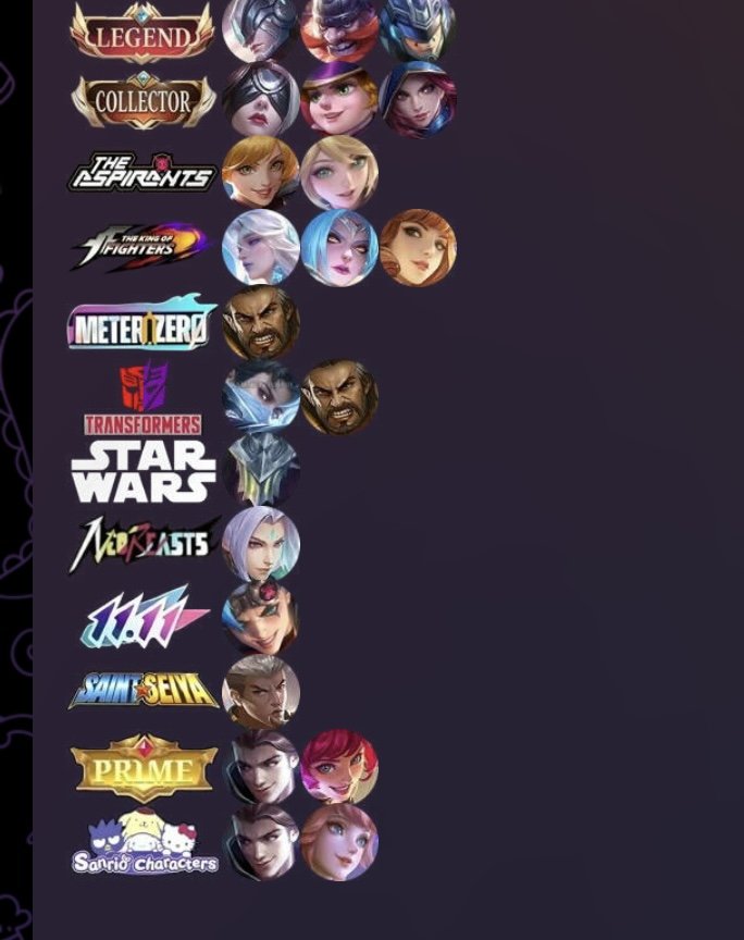 🎮 Mobile Legends account | Legend | 130 heroes | 470 skins