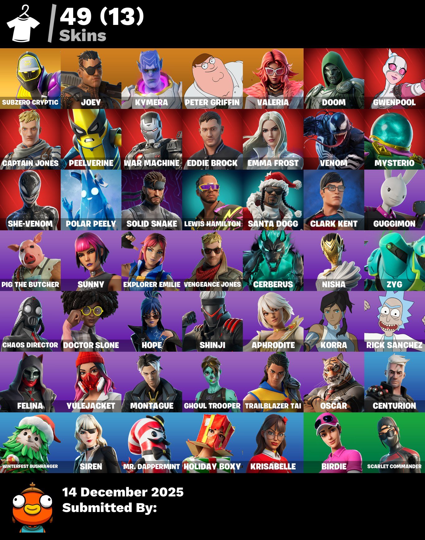🎨 49 skins | 🌟 Fortnite account