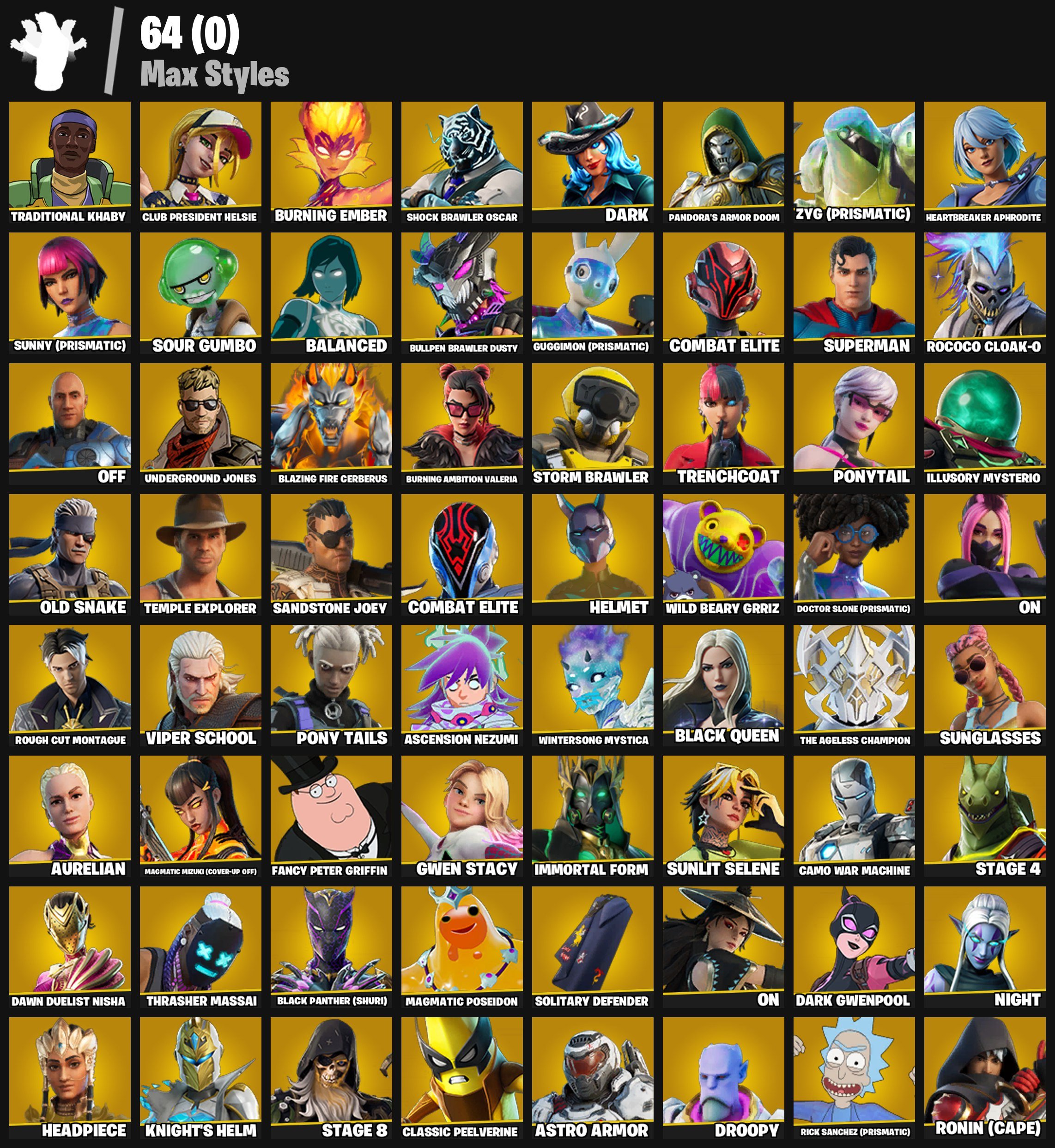 🎨 154 skins | 🌟 Fortnite account