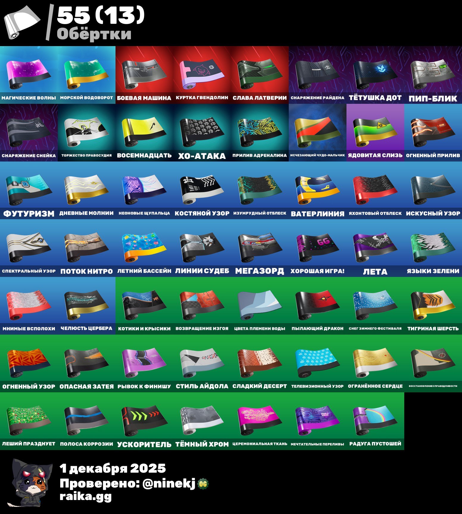 🎨 104 skins | 🌟 Fortnite account