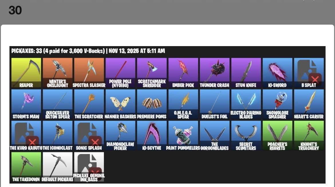 🎨 30 скінів | 🌟 Fortnite акаунт