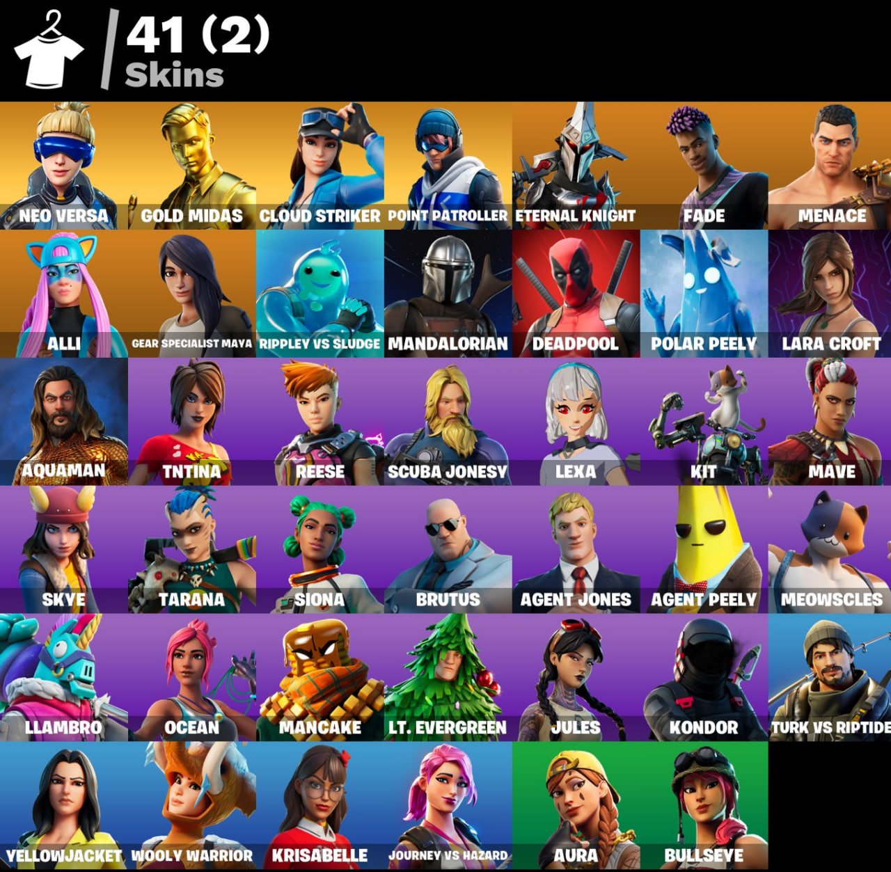 🎨 41 skins | 🌟 Fortnite account
