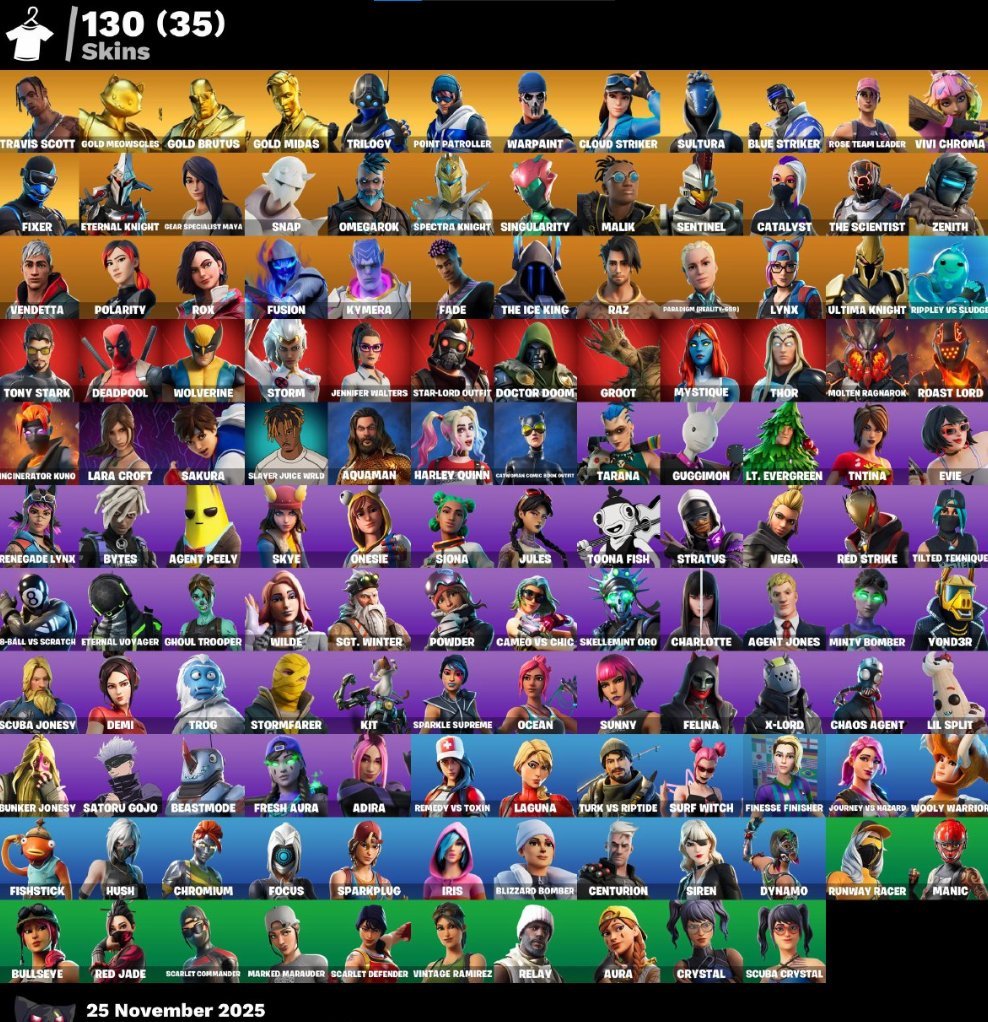 🎨 132 skins | 🌟 Fortnite account