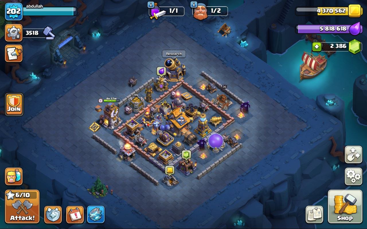 🏰 Clash of Clans акаунт | 16 ратуша | 202 рівень