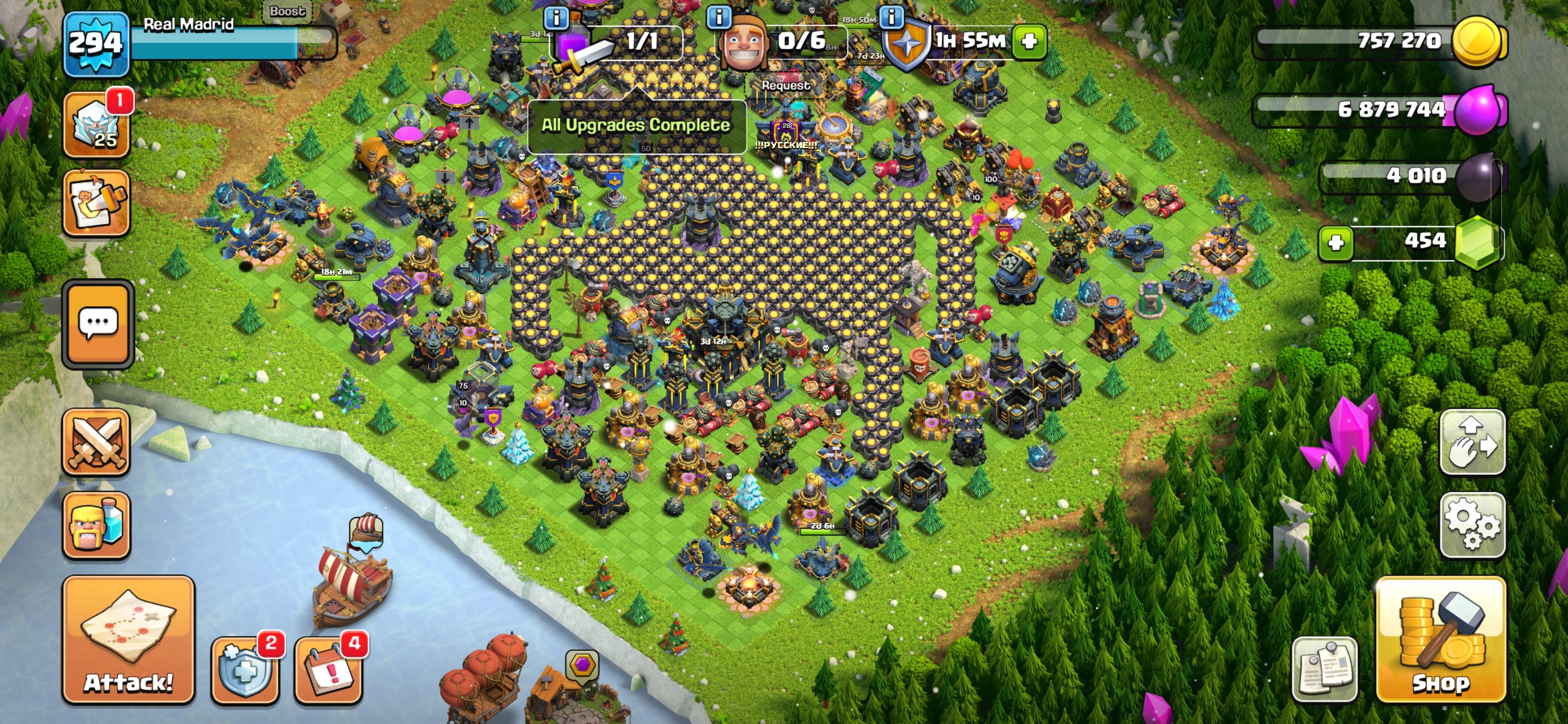 🏰 Clash of Clans account | Town Hall 17 | Level 100