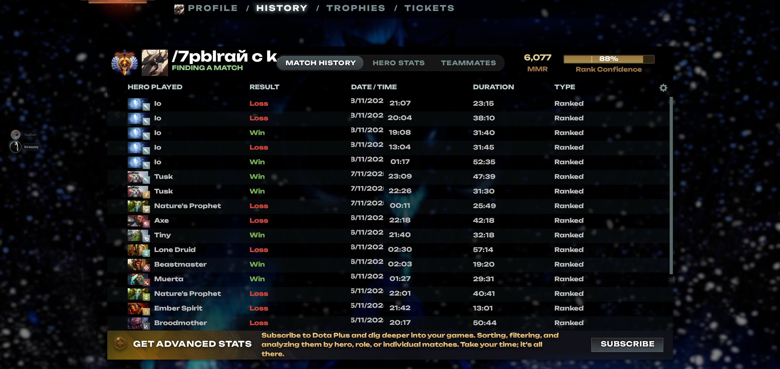 🏅 MMR 6300 | 🕒 2000 hours | 🛡 11