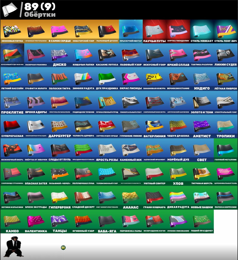 🎨 174 скінів | 🌟 Fortnite акаунт