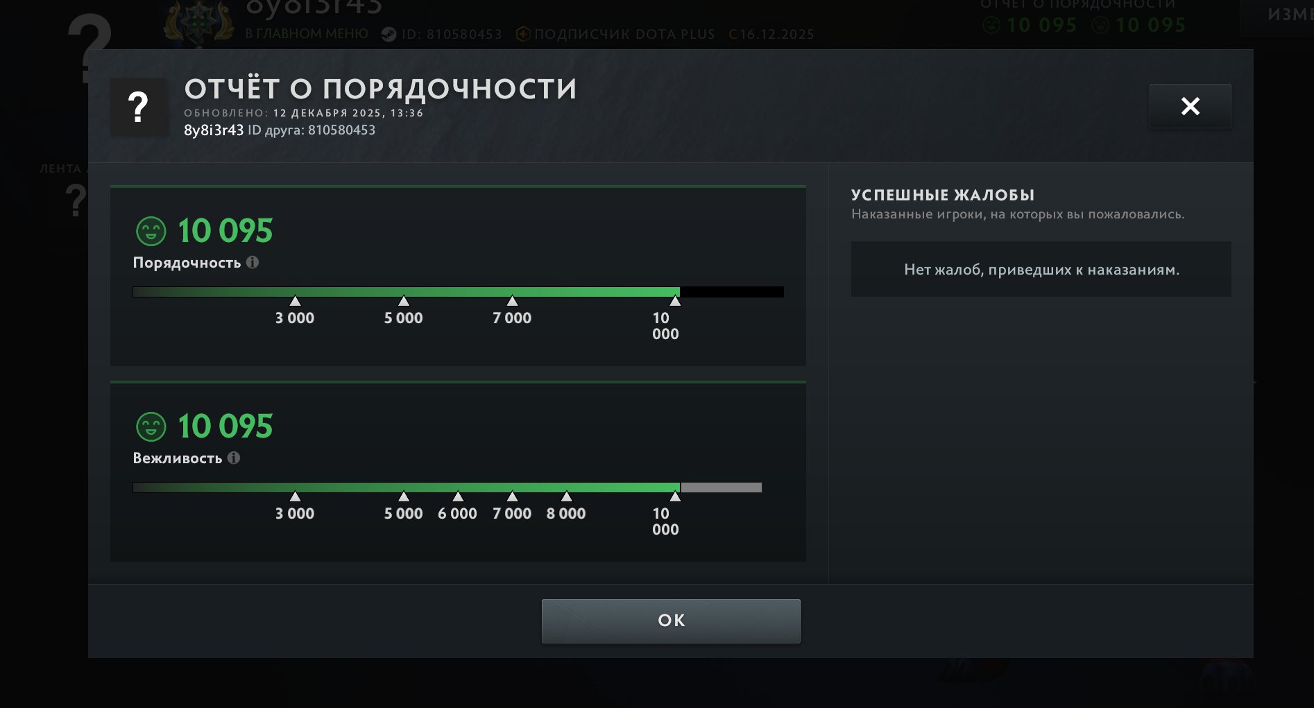 🏅 MMR 2686 | 🕒 191 hours | 🛡 10095