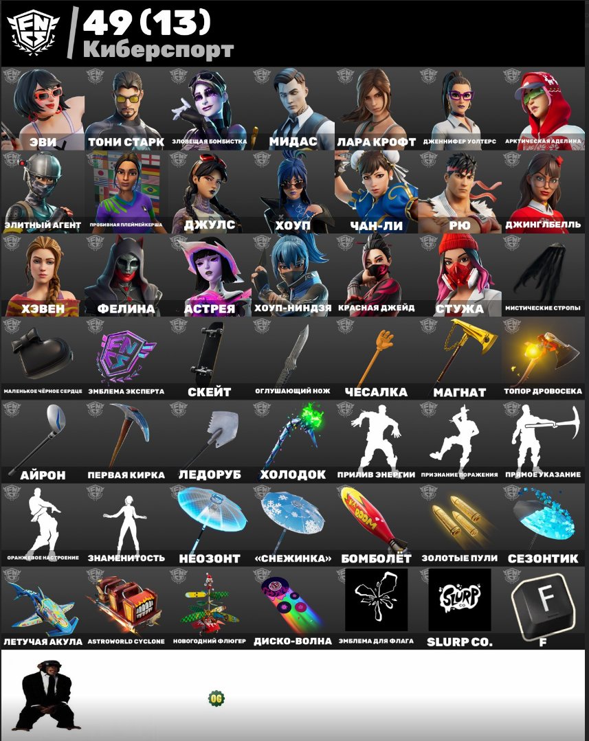 🎨 189 skins | 🌟 Fortnite account