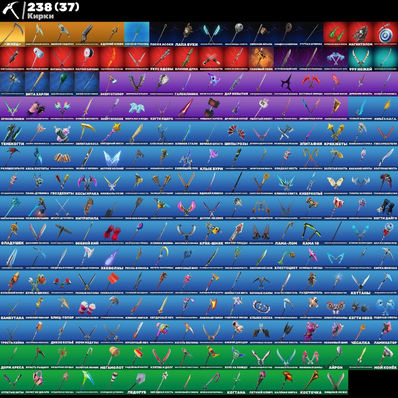 🎨 209 skins | 🌟 Fortnite account