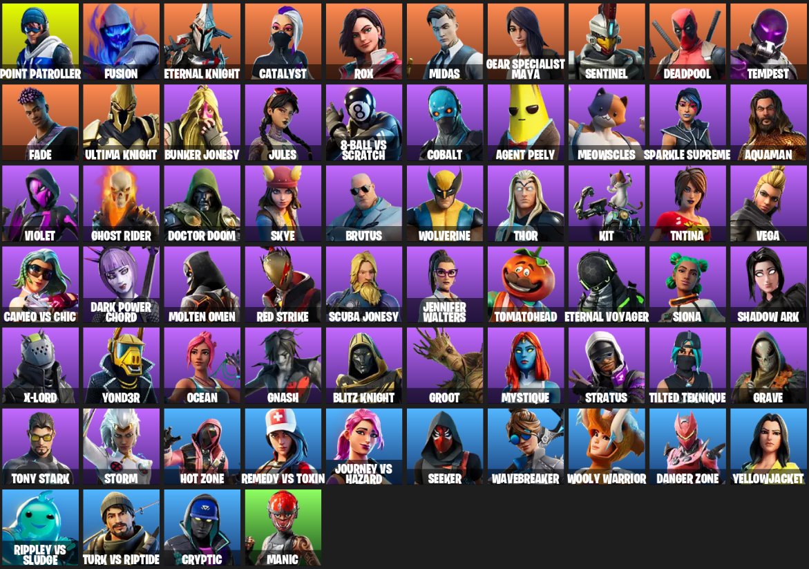 🎨 66 skins | 🌟 Fortnite account