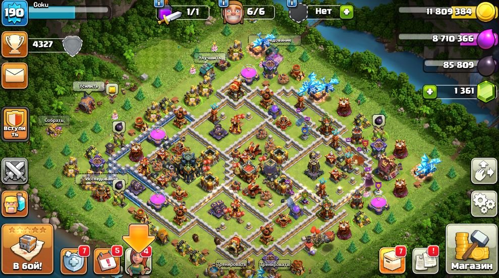🏰 Clash of Clans акаунт | Ратуша 17 | Рівень 190