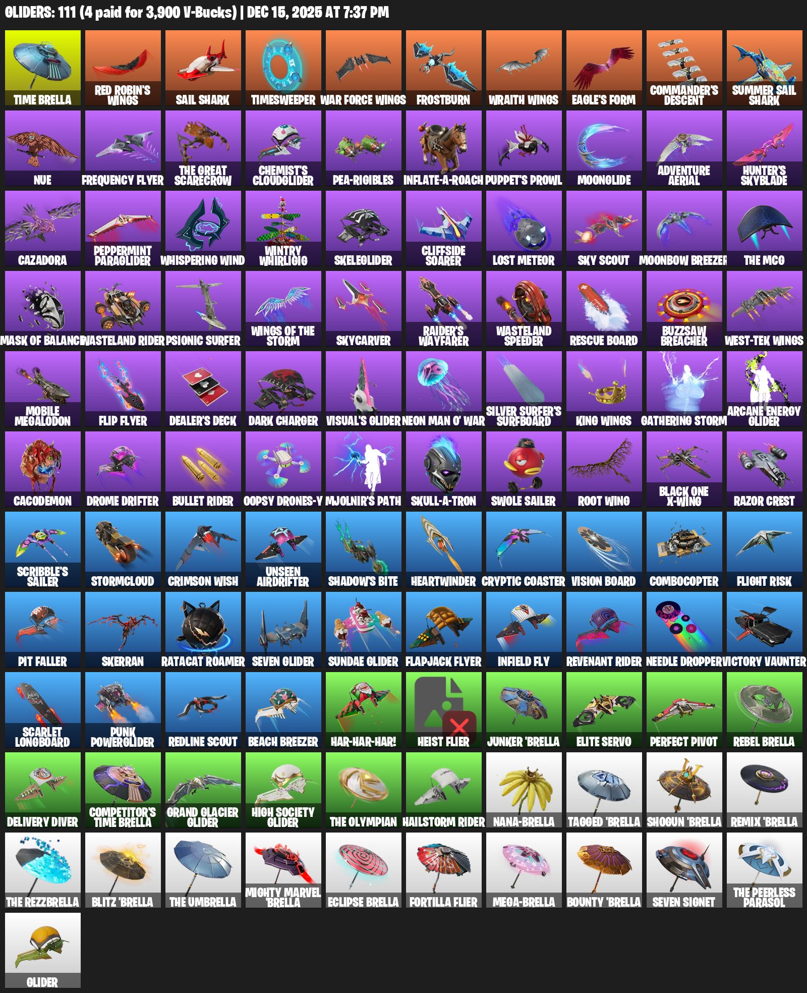 🎨 122 skins | 🌟 Fortnite account