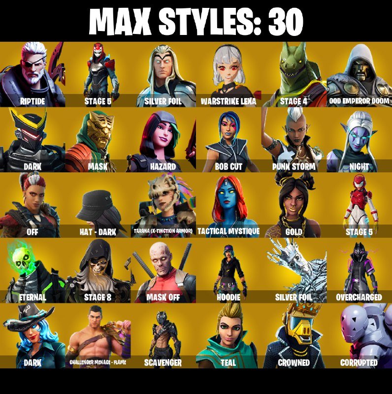 🎨 63 skins | 🌟 Fortnite account