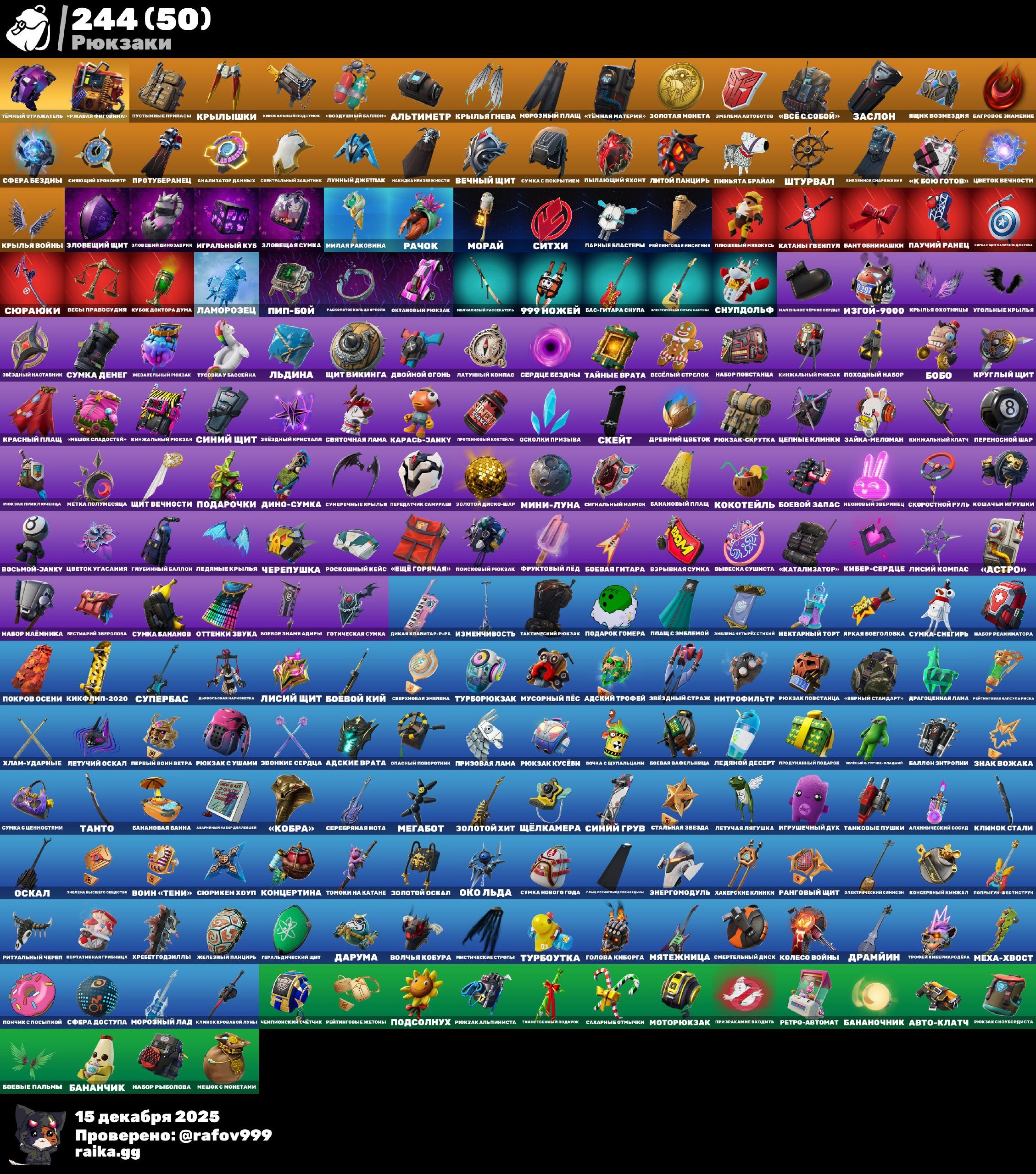 🎨 187 скінів | 🌟 Fortnite акаунт