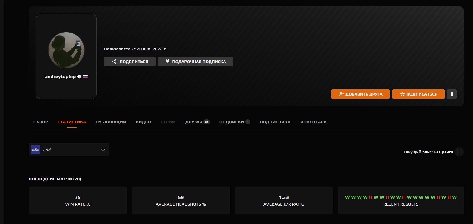 💪 Faceit LVL 10 | 🎯 2213 ELO | 🕒 435 матчей — Готов к рангам
