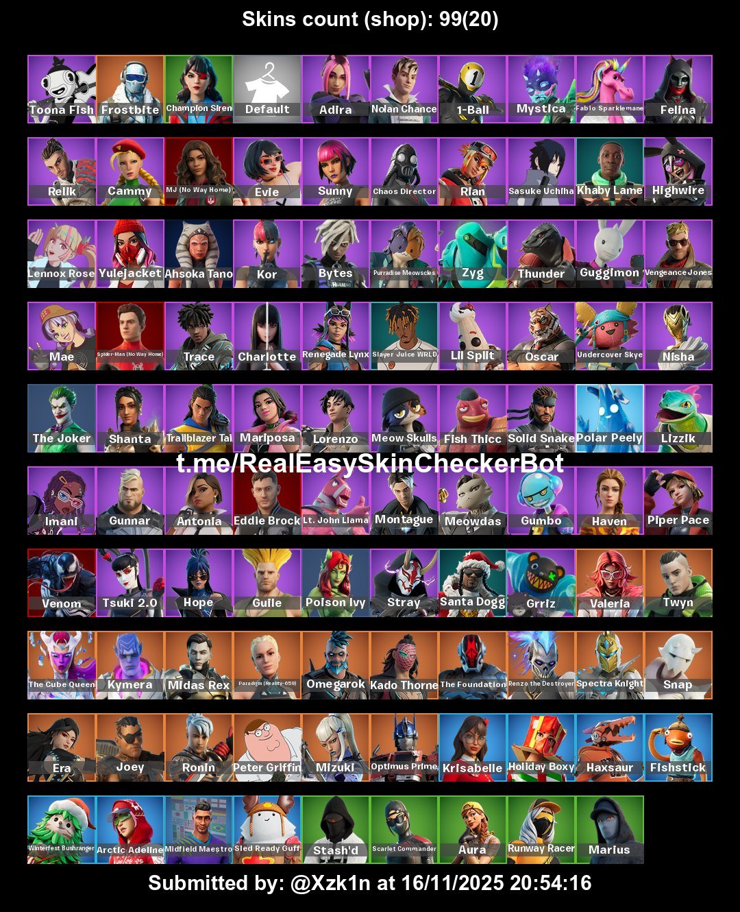 🎨 99 скінів | 🌟 Fortnite акаунт