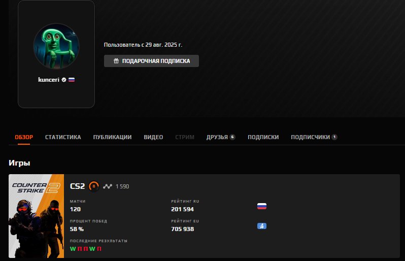 🏆 CS Prime | 🎯 Faceit LVL 8 | 🕒 1500 hours — Ready for Ranked Matches