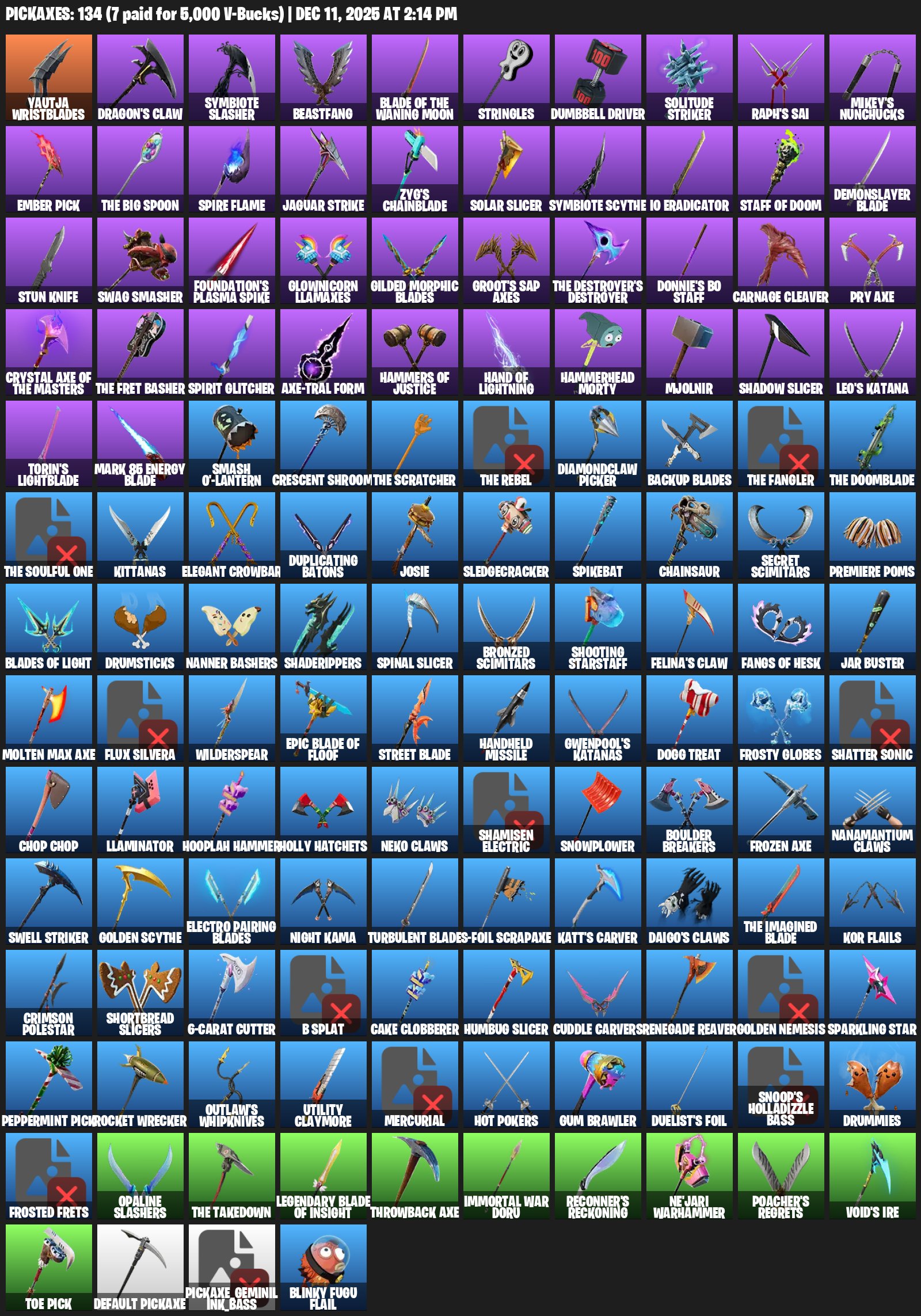 🎨 112 skins | 🌟 Fortnite account