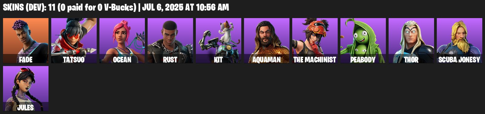 💎 11 skins | 🌟 Fortnite account