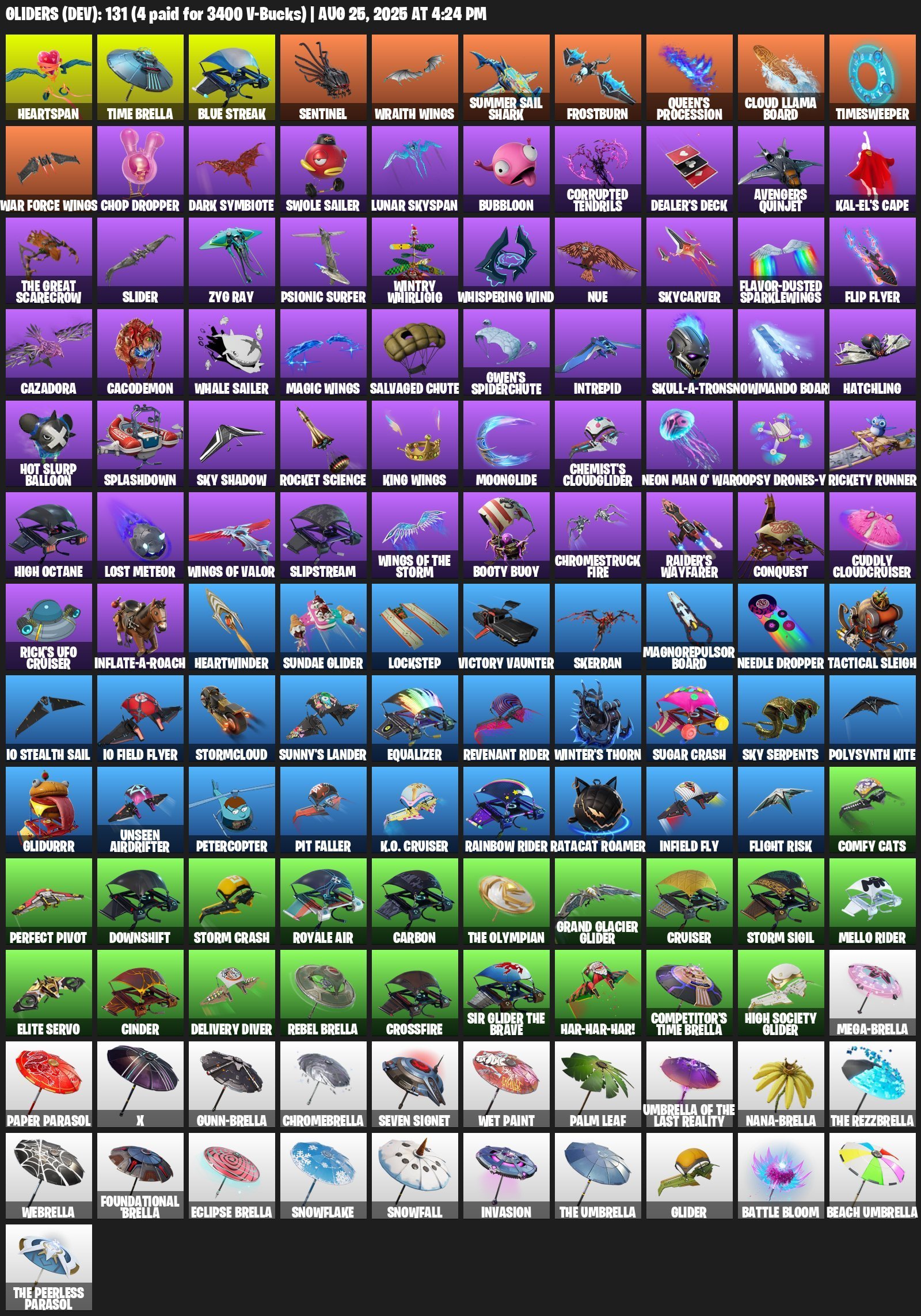 🎨 190 skins | 🌟 Fortnite account