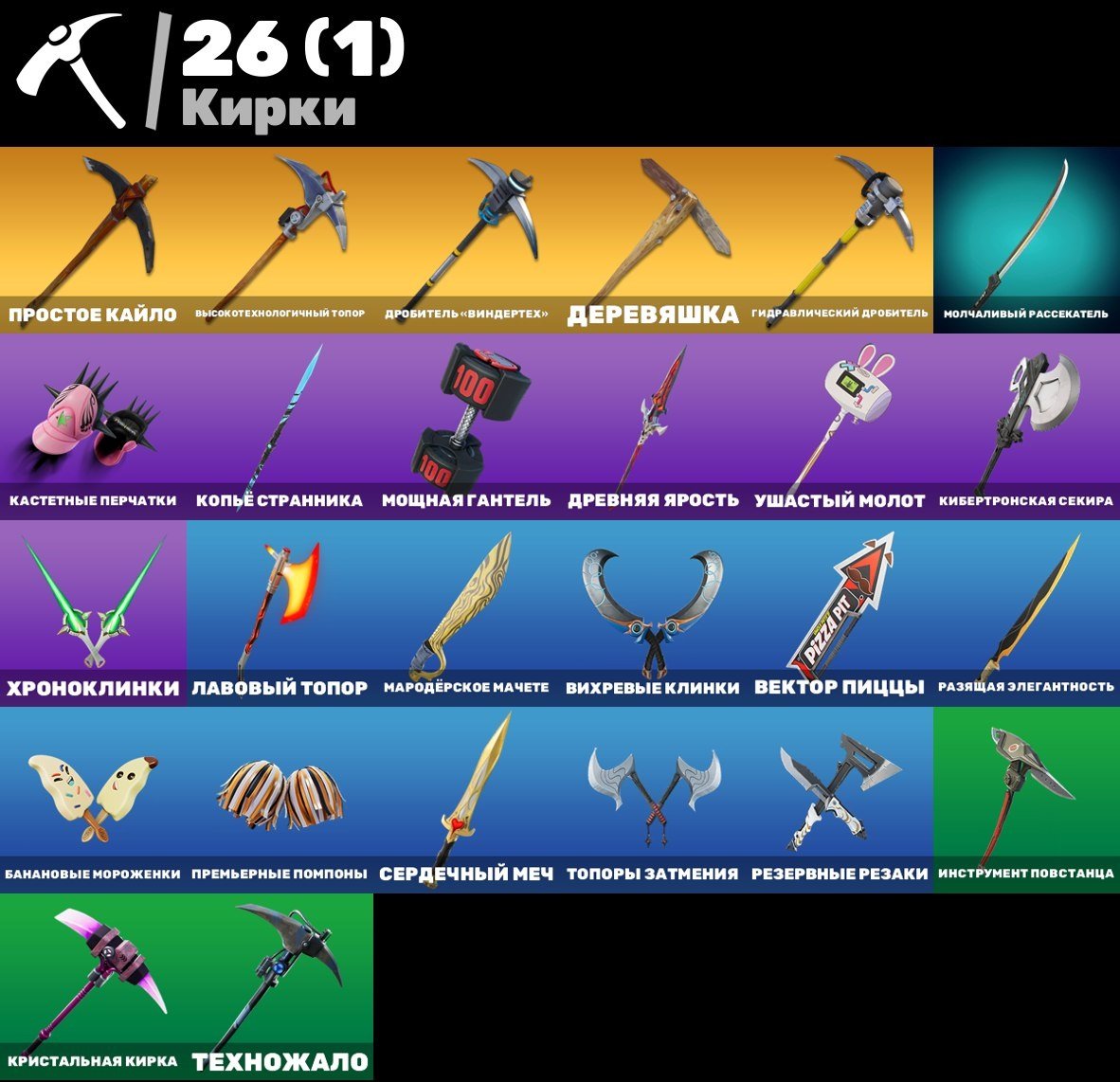 🎨 18 скинов | 🌟 Fortnite аккаунт