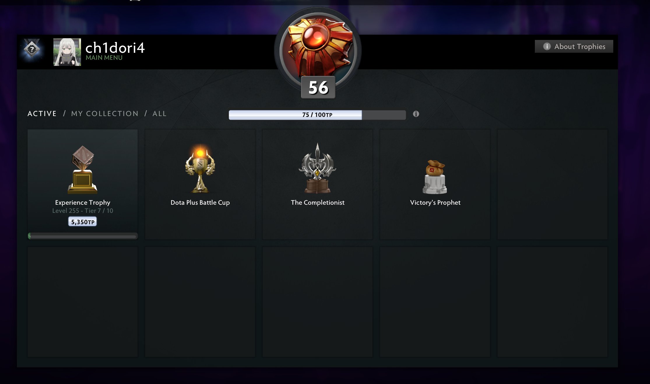 🏅 MMR 150 | 🕒 1924 годин | 🛡 9400