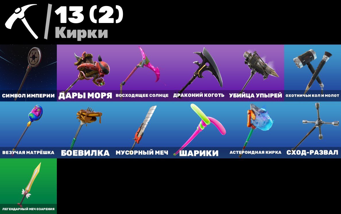 🎨 13 скінів | 🌟 Fortnite акаунт