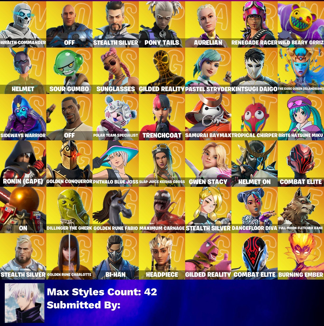 🎨 91 skins | 🌟 Fortnite account