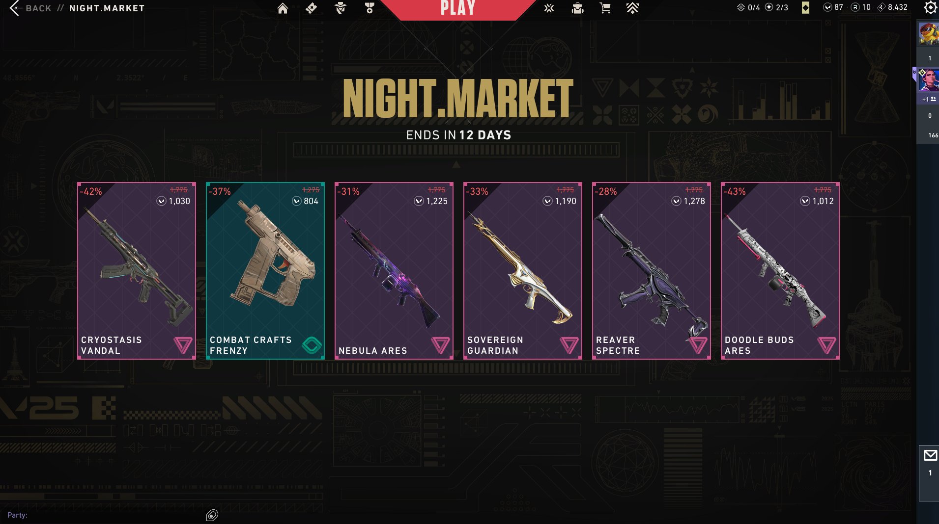 🎯 Valorant акаунт | Платина 1 | EU | 27 агентів