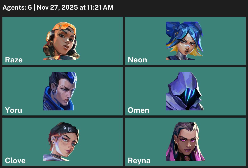 🎯 Valorant account | Silver 1 | EU | 6 agents