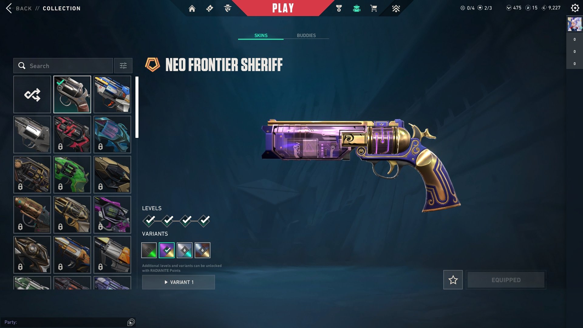 ● 30 skins | 1 Knife | Karambit Prime//2.0 ― Vandal Harbinger of Chaos ― Sheriff New Frontier