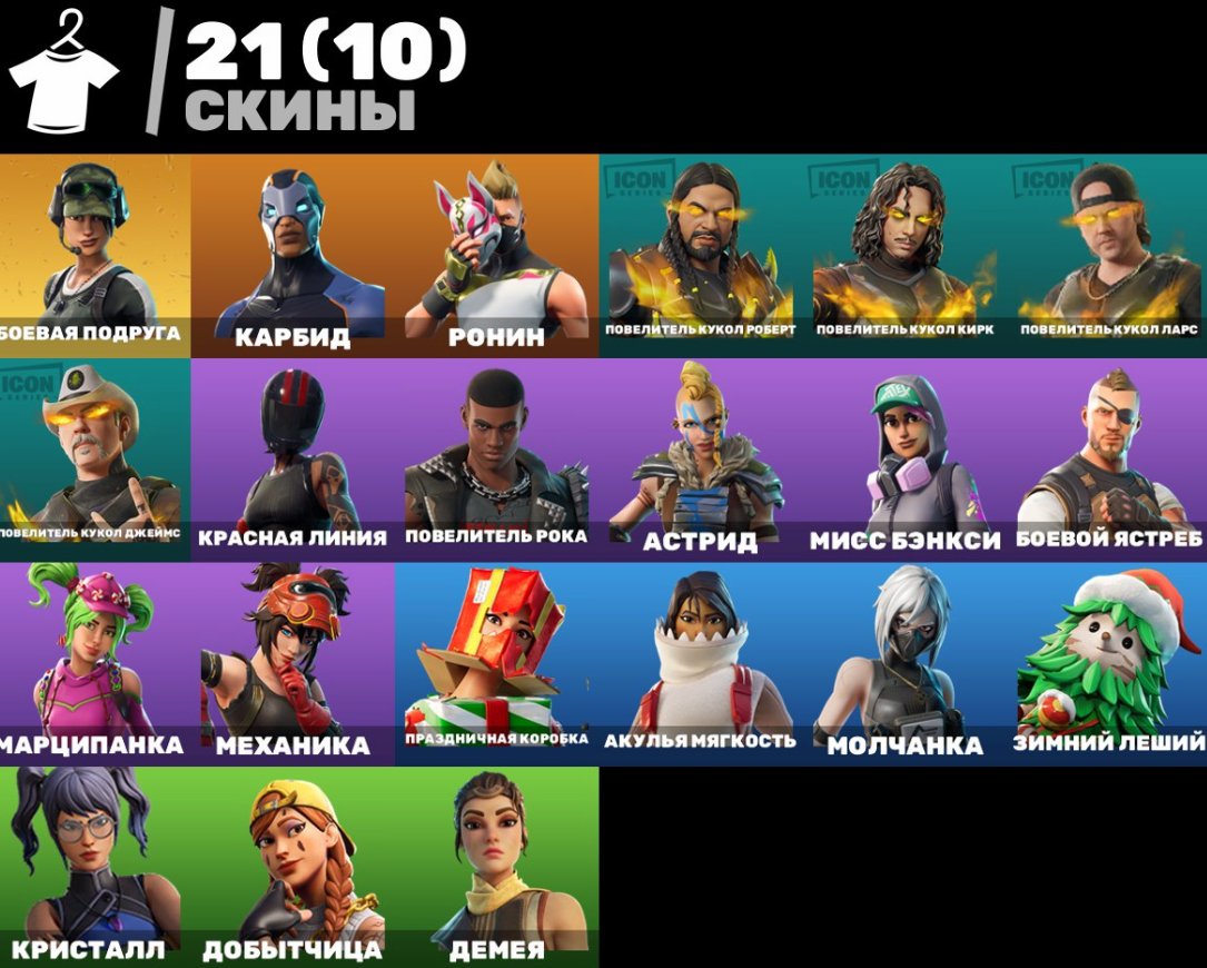 🎨 21 skins | 🌟 Fortnite account