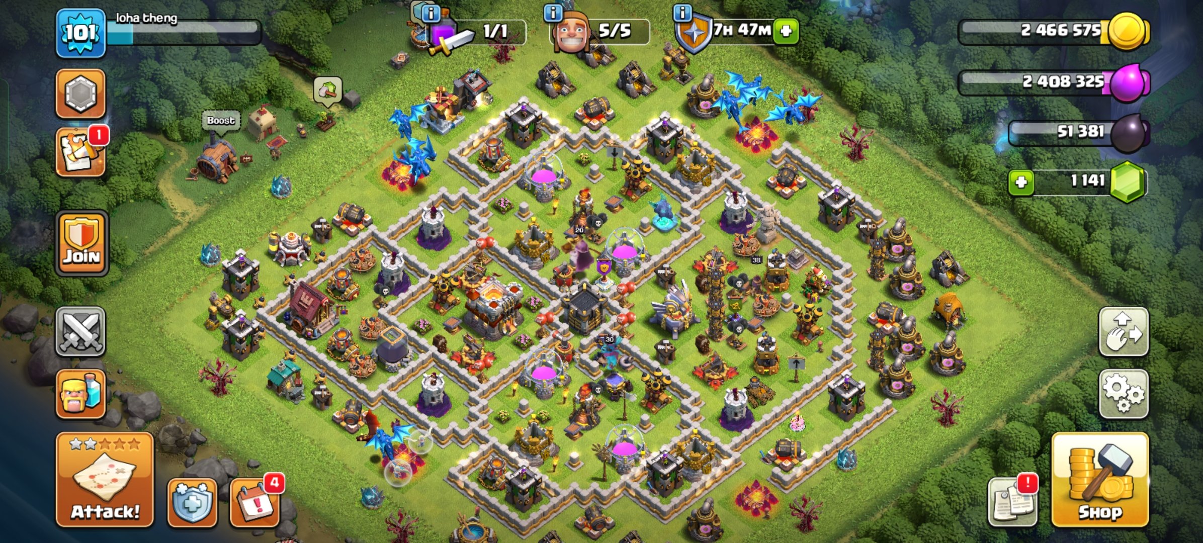 🏰 Clash of Clans акаунт | Ратуша 11 рівень | Рівень 101