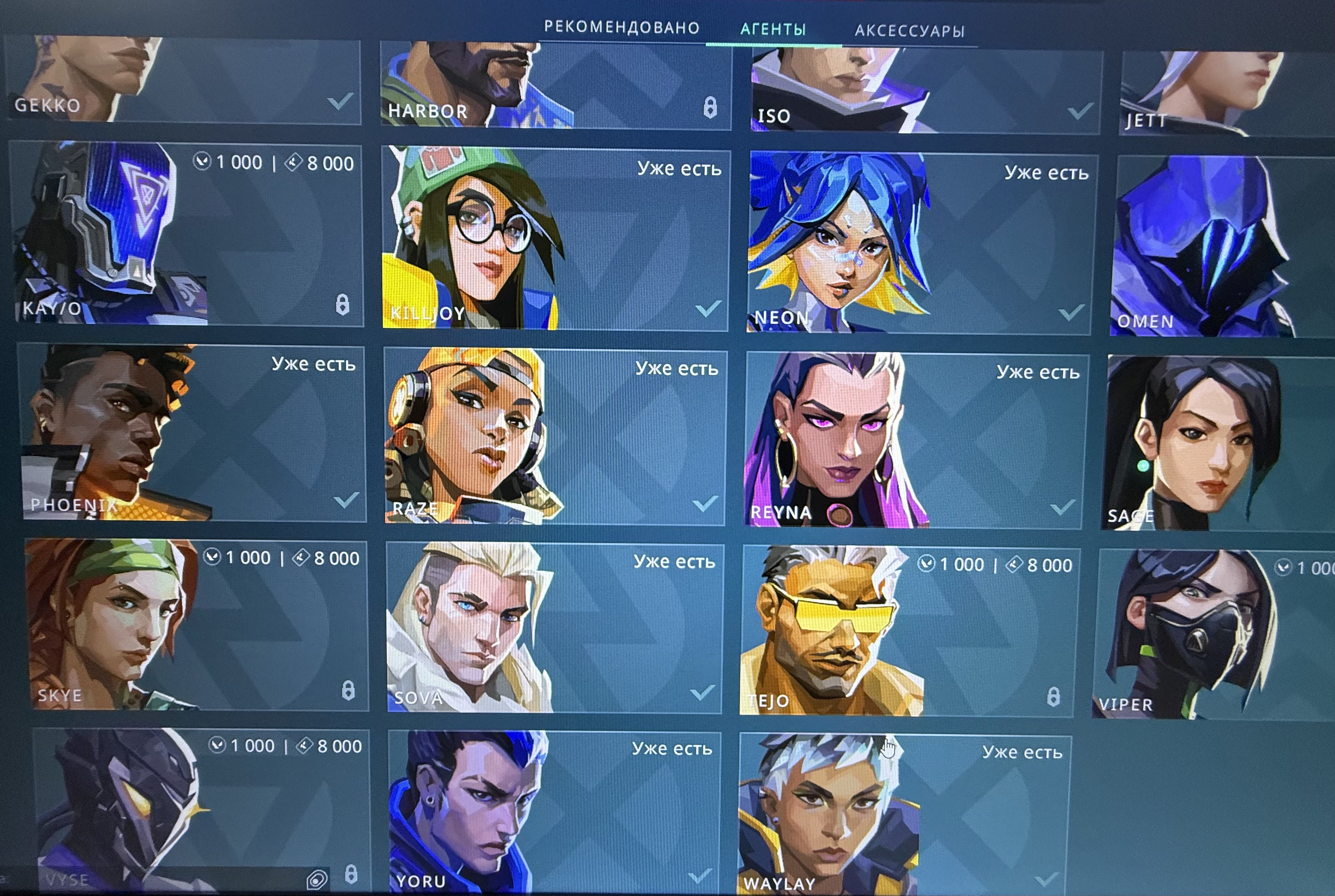 🎯 Valorant акаунт | Платина 2 | TR | 19 агентів