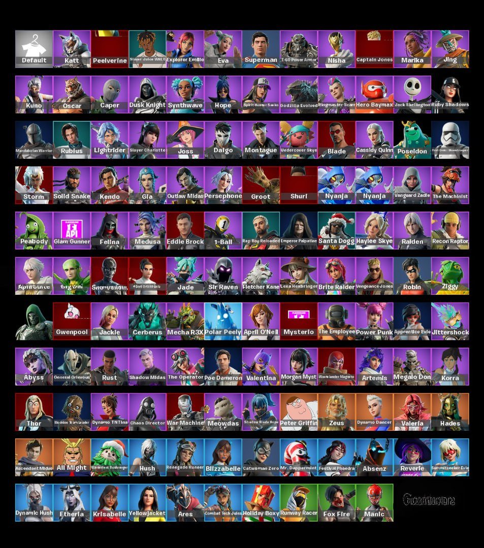 🎨 130 skins | 🌟 Fortnite account