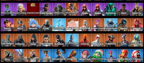 🎨 113 skins | 🌟 Fortnite account
