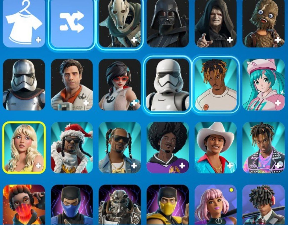 👍 Top account with 136 skins | ⭐ Fortnite