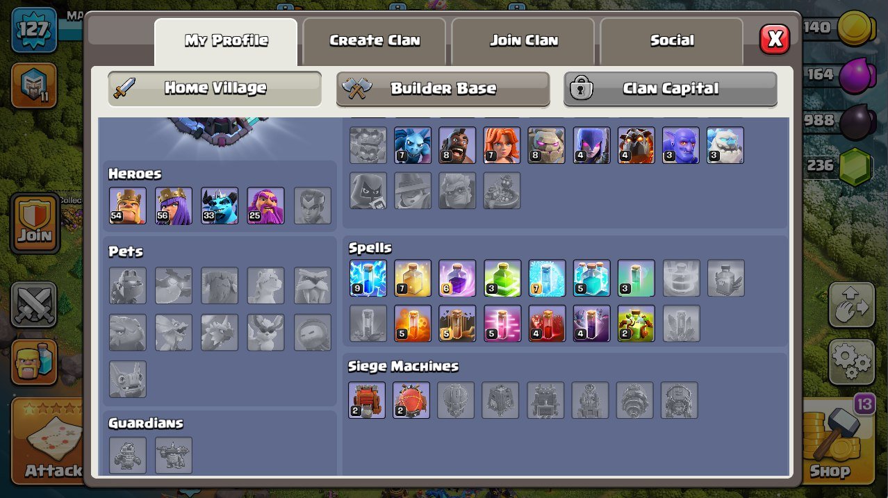🏰 Clash of Clans акаунт | Ратуша 13 | Рівень 127
