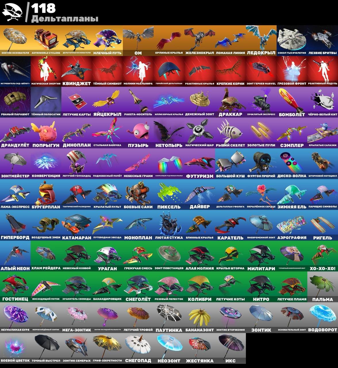 🎨 130 skins | 🌟 Fortnite account