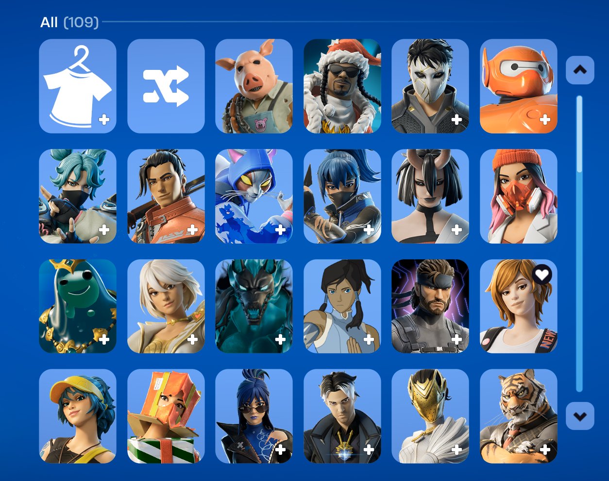 🎨 109 skins | 🌟 Fortnite account