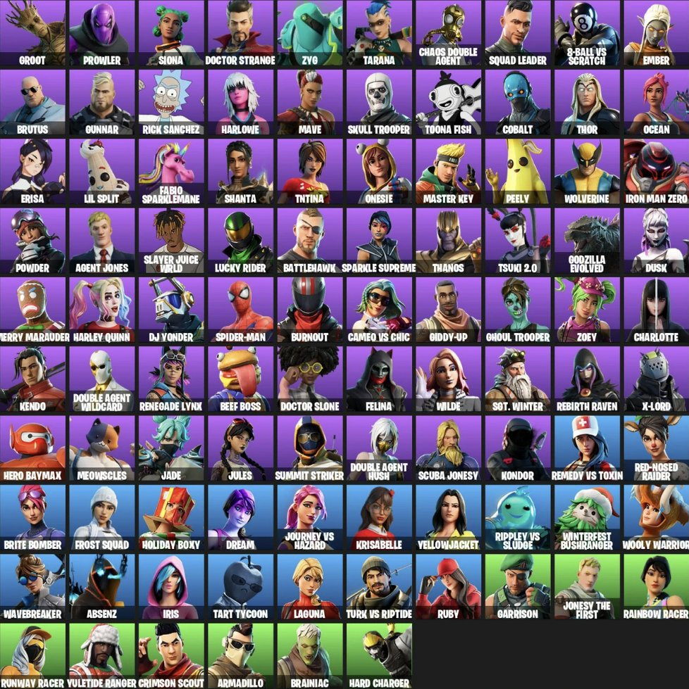 💖[PC] | 196 skins | OG STW | Omega | Lara Croft | Rogue Agent | Dark Skully