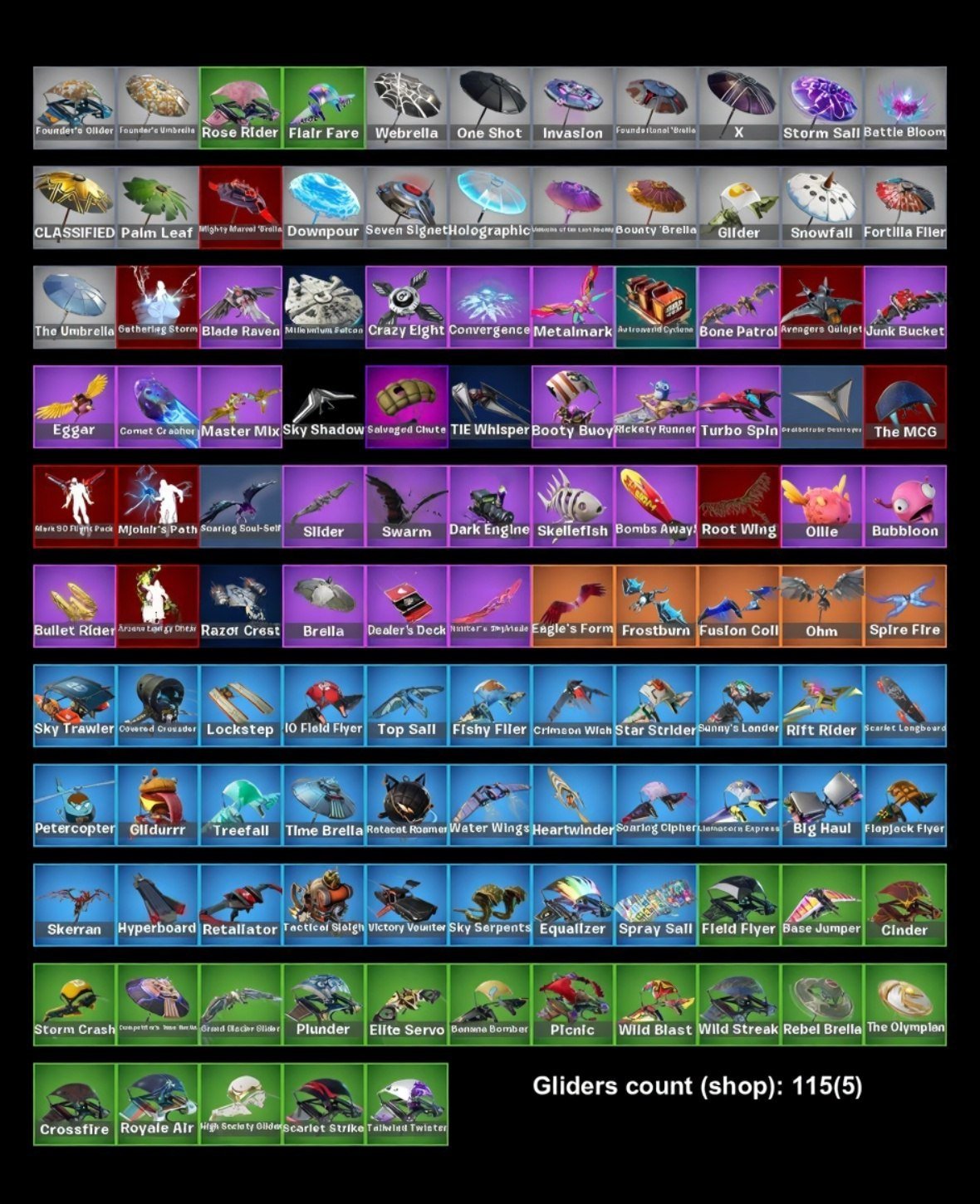 💖119 skins💖🔥770 Vbucks💖