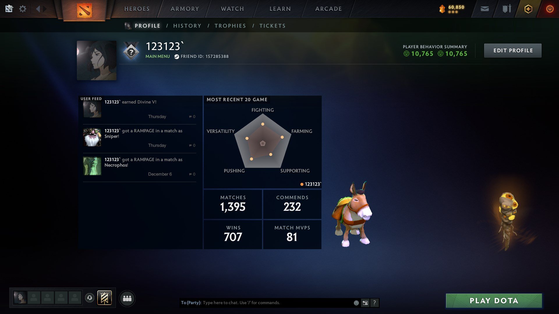 🏅 MMR 6000 | 🕒 2000 hours | 🛡 Low behavior score