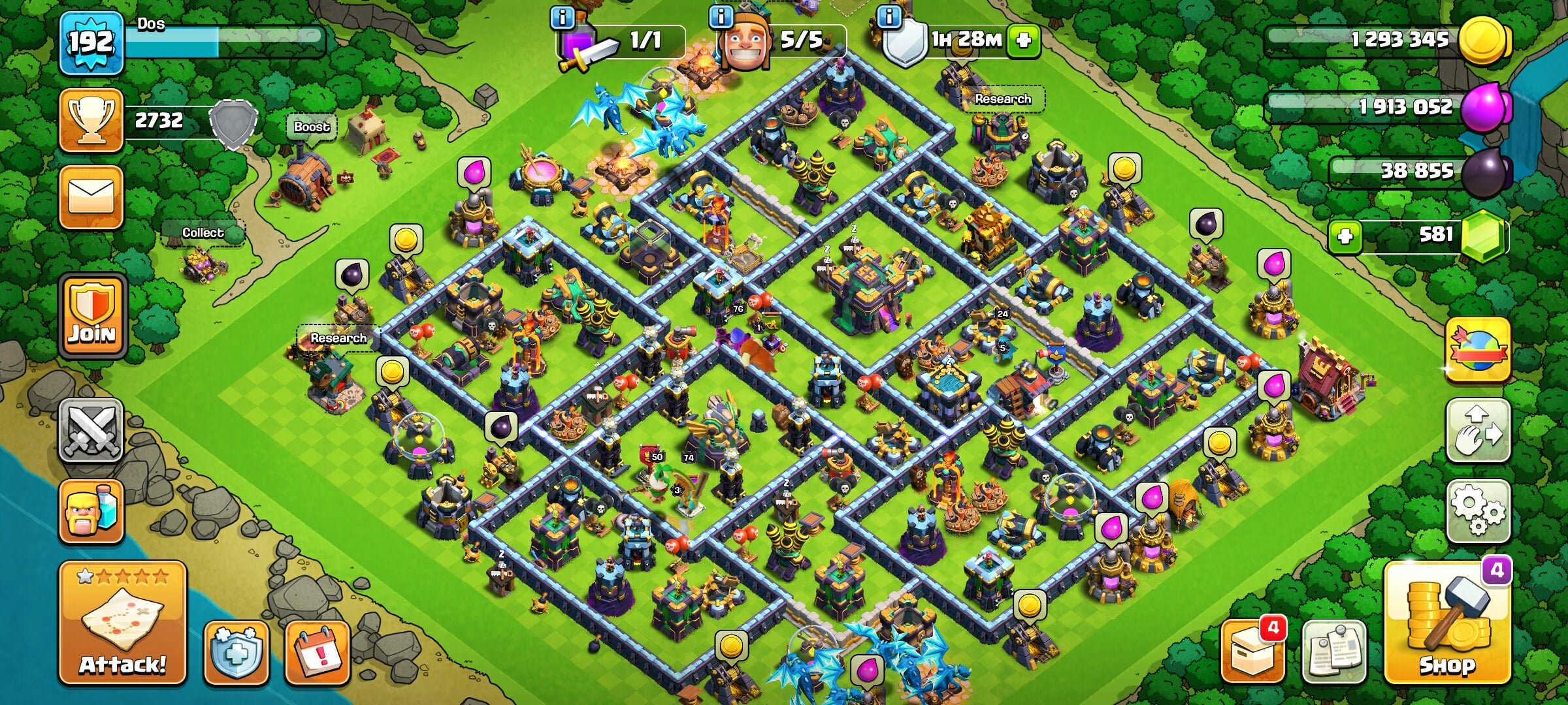 🏰 Clash of Clans акаунт | Ратуша 14 рівня | Рівень 75